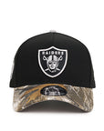 Las Vegas Raiders Black Real Tree 60th Anniversary SP 9Forty A-Frame Snapback