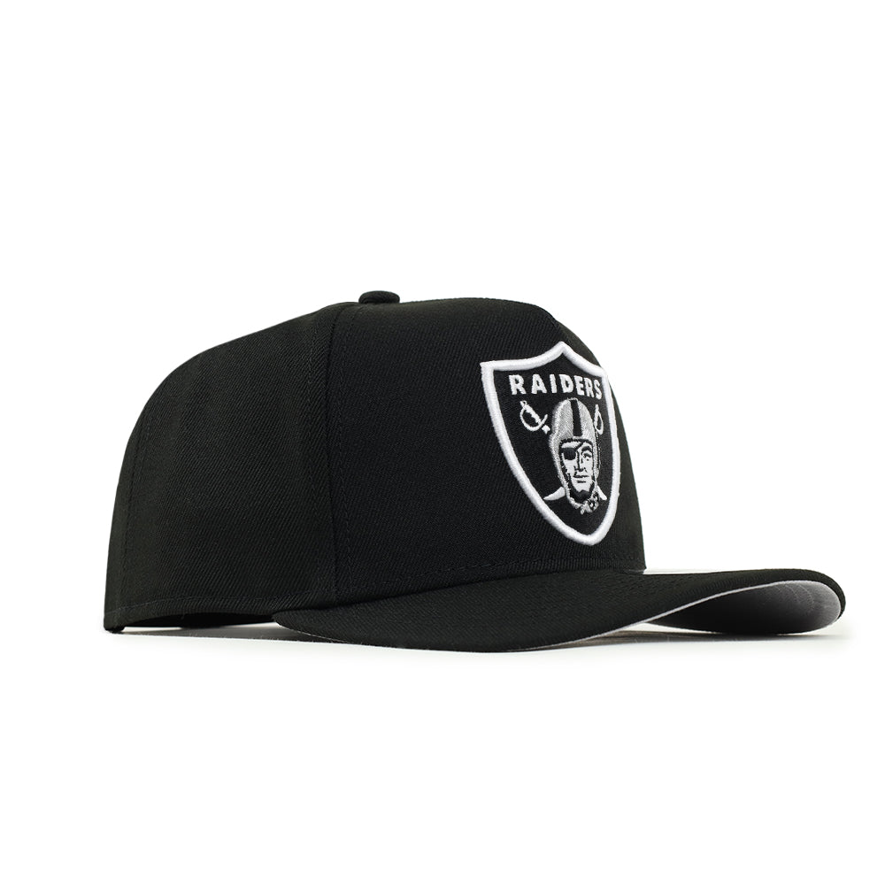 Las Vegas Raiders Black 9Fifty A-Frame Snapback – CROWN MINDED