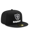 Las Vegas Raiders Shield & Wordmark Logo 59Fifty Fitted