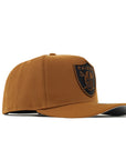 Las Vegas Raiders Toasted Peanut 9Fifty A-Frame Snapback