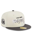Las Vegas Raiders Upside Down Chrome Graphite 2 Tone Helmet SP 59Fifty Fitted