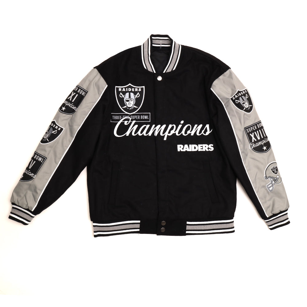 Las Vegas Raiders Three-Time Super Bowl Champions Reversible