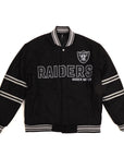Las Vegas Raiders Black Wool Jacket