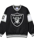 Starter Oakland Raiders Pullover V-Neck Lightweight Jacket