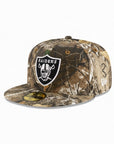 Las Vegas Raiders Real Tree On White 59Fifty Fitted