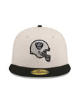 Las Vegas Raiders Stone Black 2 Tone NHL Shield SP 59Fifty Fitted