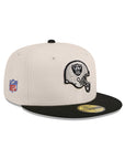 Las Vegas Raiders Stone Black 2 Tone NHL Shield SP 59Fifty Fitted