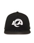 Los Angeles Rams Black On White 9Fifty A-Frame Snapback