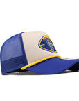 Los Angeles Rams Stone Team Color 9Forty A-Frame Foam Trucker Snapback