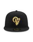 Los Angeles Rams Black Metallic Gold Super Bowl LVI Champions SP 59Fifty Fitted