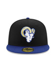 Los Angeles Rams Black Royal 2 Tone Super Bowl LVI Champions SP 59Fifty Fitted