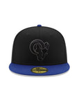 Los Angeles Rams Black Blue 2 Tone 40th Anniversary SP 59Fifty Fitted