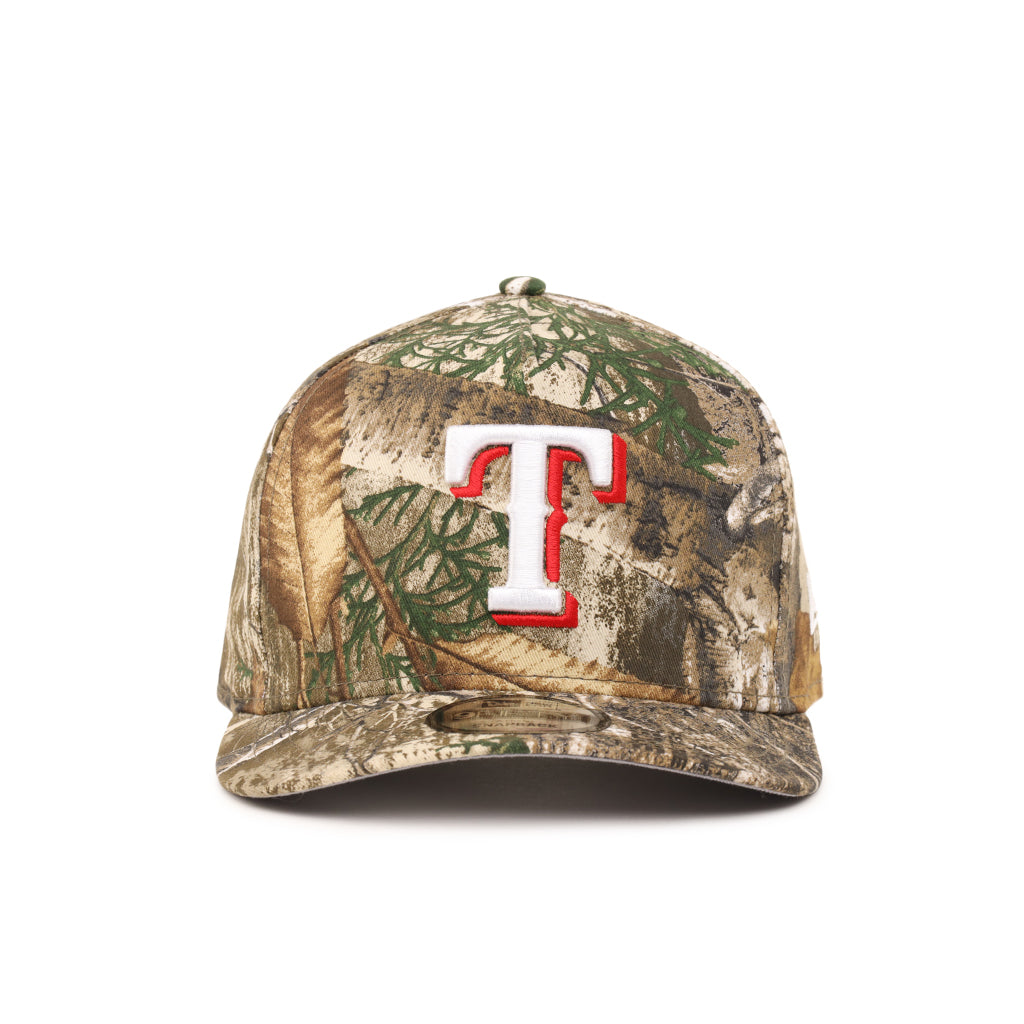 Texas Rangers Real Tree 9Fifty A-Frame Snapback