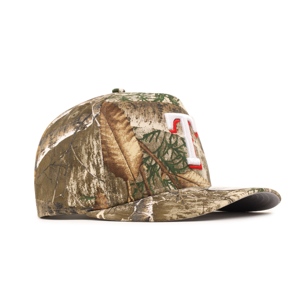 Texas Rangers Real Tree 9Fifty A-Frame Snapback