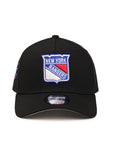 New York Rangers 70th Anniversary SP NHL Black 9Forty A-Frame Snapback