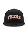 Texas Rangers Black Metallic Copper Texas Flag SP 59Fifty Fitted