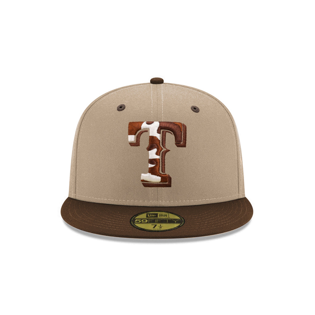 Texas Rangers Camel Walnut 2 Tone 40th Anniversary SP 59Fifty