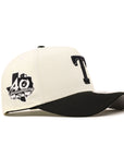 Texas Rangers Chrome Black 2 Tone 40th Anniversary SP 9Forty A-Frame Snapback