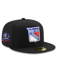 New York Rangers Black 70th Anniversary SP NHL 59Fifty Fitted