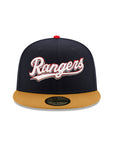 Texas Rangers Navy Tan 2 Tone 2024 All Star Game SP 59Fifty Fitted