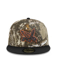 Texas Rangers Real Tree Ripstop Black 2 Tone City Connect Logo SP 59Fifty Fitted