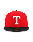 Texas Rangers Red Black 2 Tone Inaugural Season SP 59Fifty Fitted