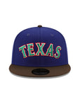 Texas Rangers Royal Brown 2 Tone 2023 World Series SP 59Fifty Fitted