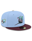 Tampa Bay Rays Blue Maroon 2 Tone 1998 Inaugural Season SP 59Fifty Fitted