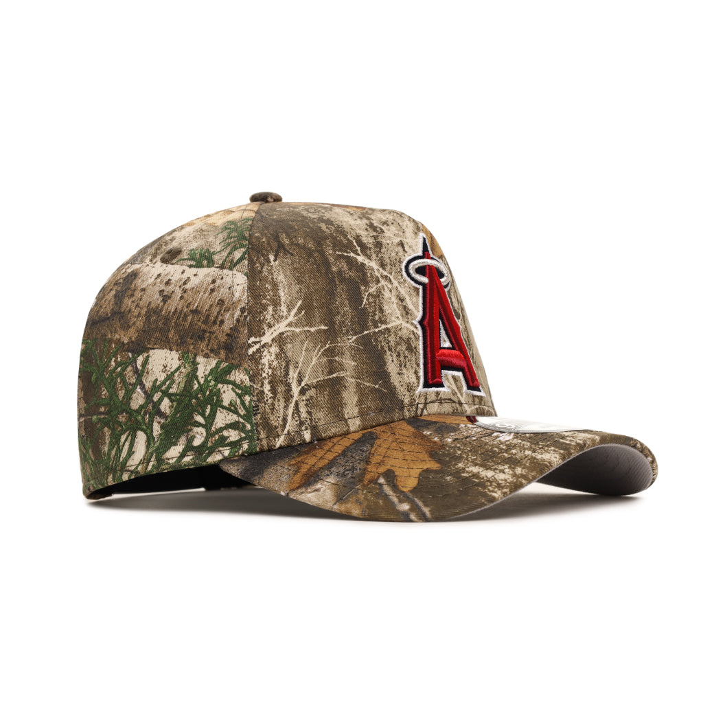 Anaheim Angels Real Tree 9Forty A-Frame Snapback – CROWN MINDED