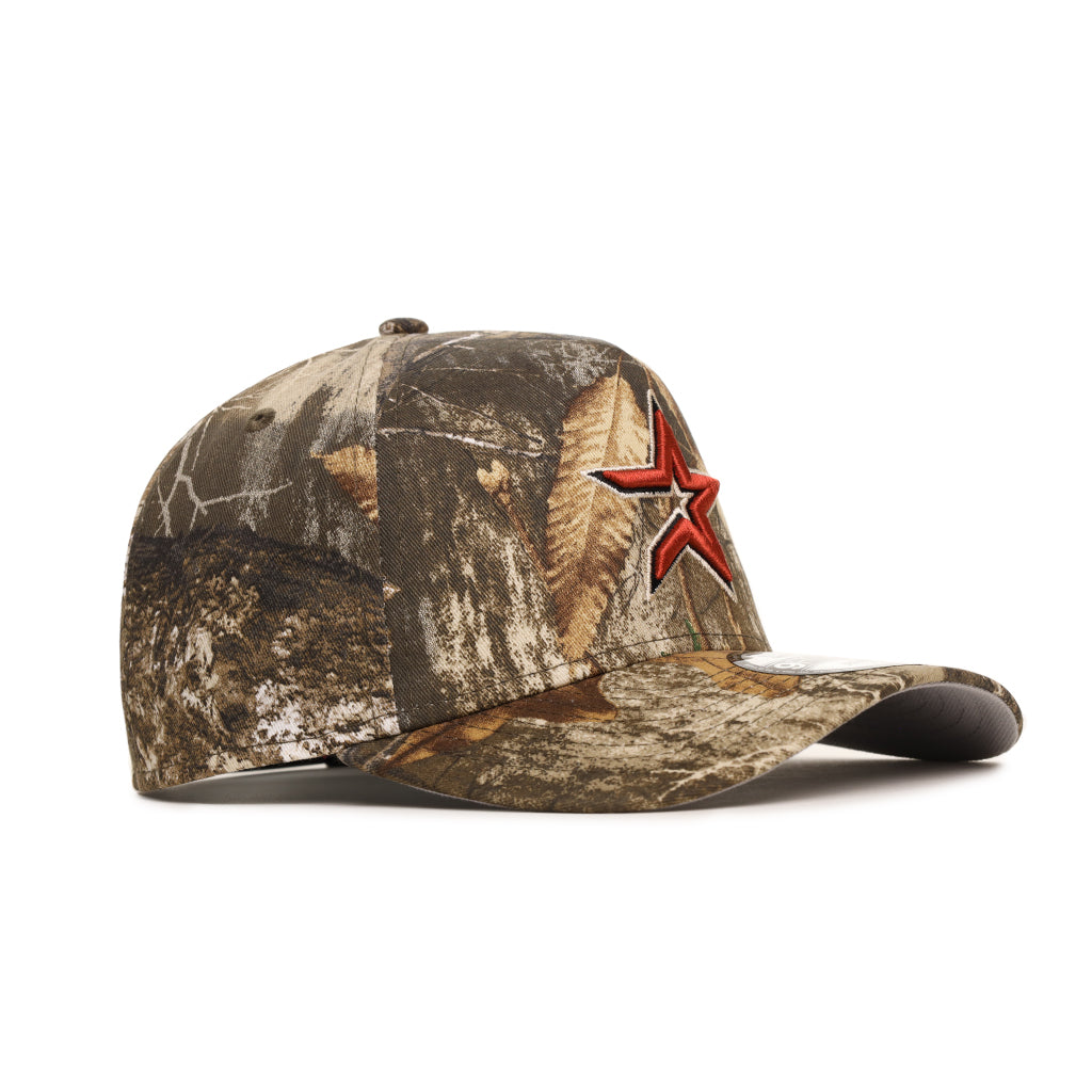 Houston Astros Real Tree 9Forty A-Frame Snapback – CROWN MINDED