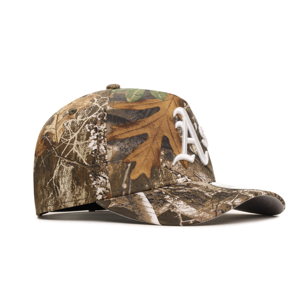 Oakland Athletics Real Tree 9Forty A-Frame Snapback – CROWN MINDED