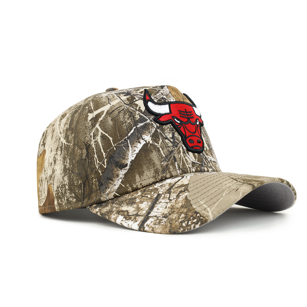 Chicago Bulls Real Tree 9Forty A-Frame Snapback – CROWN MINDED