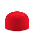 Long Beach College NCAA Scarlet on Black 59Fifty Fitted