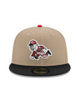Cincinnati Reds Mr. Legs Mascot Camel Black 2 Tone 150th Anniversary SP 59Fifty Fitted