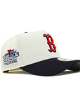 Boston Red Sox Chrome Navy 2 Tone 2013 World Series SP Black 9Forty A-Frame Snapback
