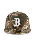Boston Red Sox Real Tree On White 59Fifty Fitted