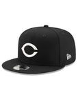 Cincinnati Reds Black on White 9Fifty Snapback