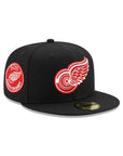 Detroit Red Wings Black 50th Anniversary SP NHL 59Fifty Fitted