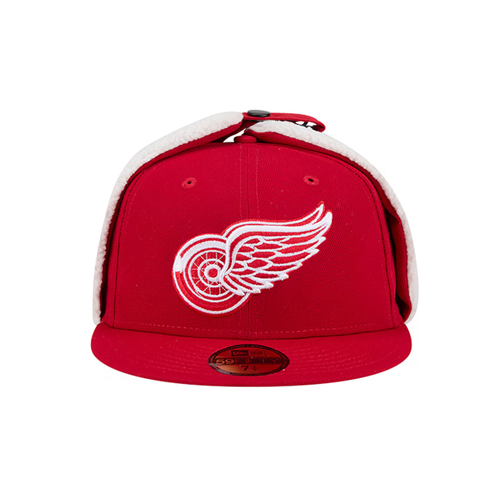 Detroit Red Wings Dog Ear Team Color NHL 59Fifty Fitted