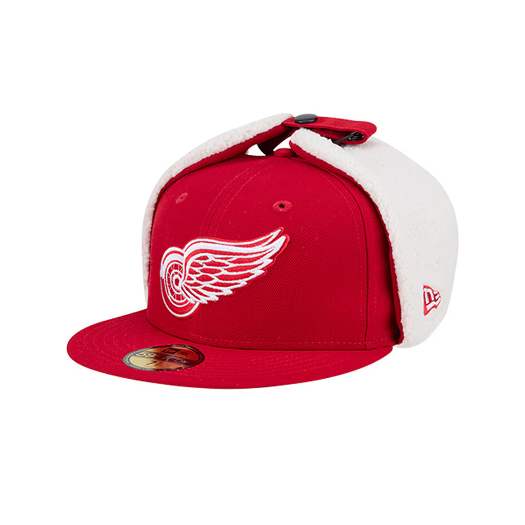 Detroit Red Wings Dog Ear Team Color NHL 59Fifty Fitted