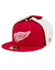 Detroit Red Wings Dog Ear Team Color NHL 59Fifty Fitted