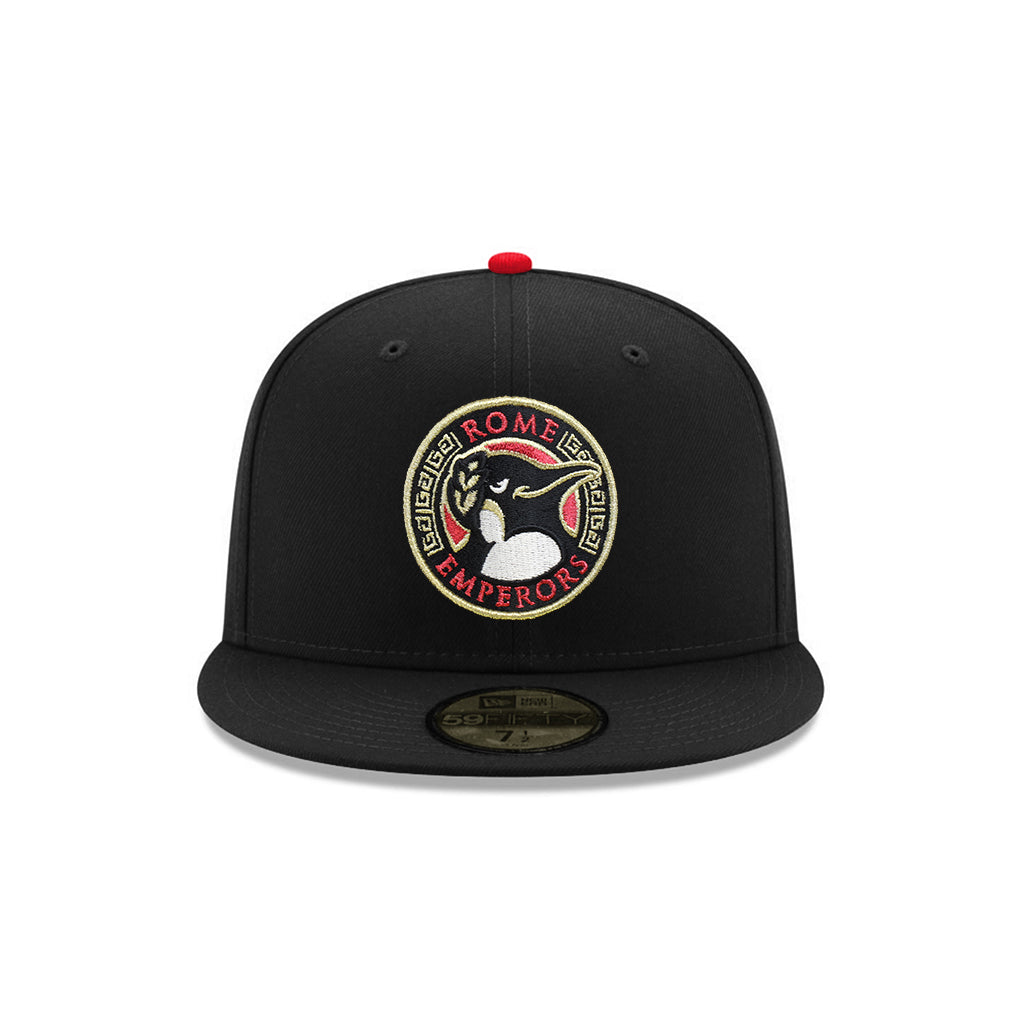 Rome Emperors Black MILB Alternate Logo SP 59Fifty Fitted