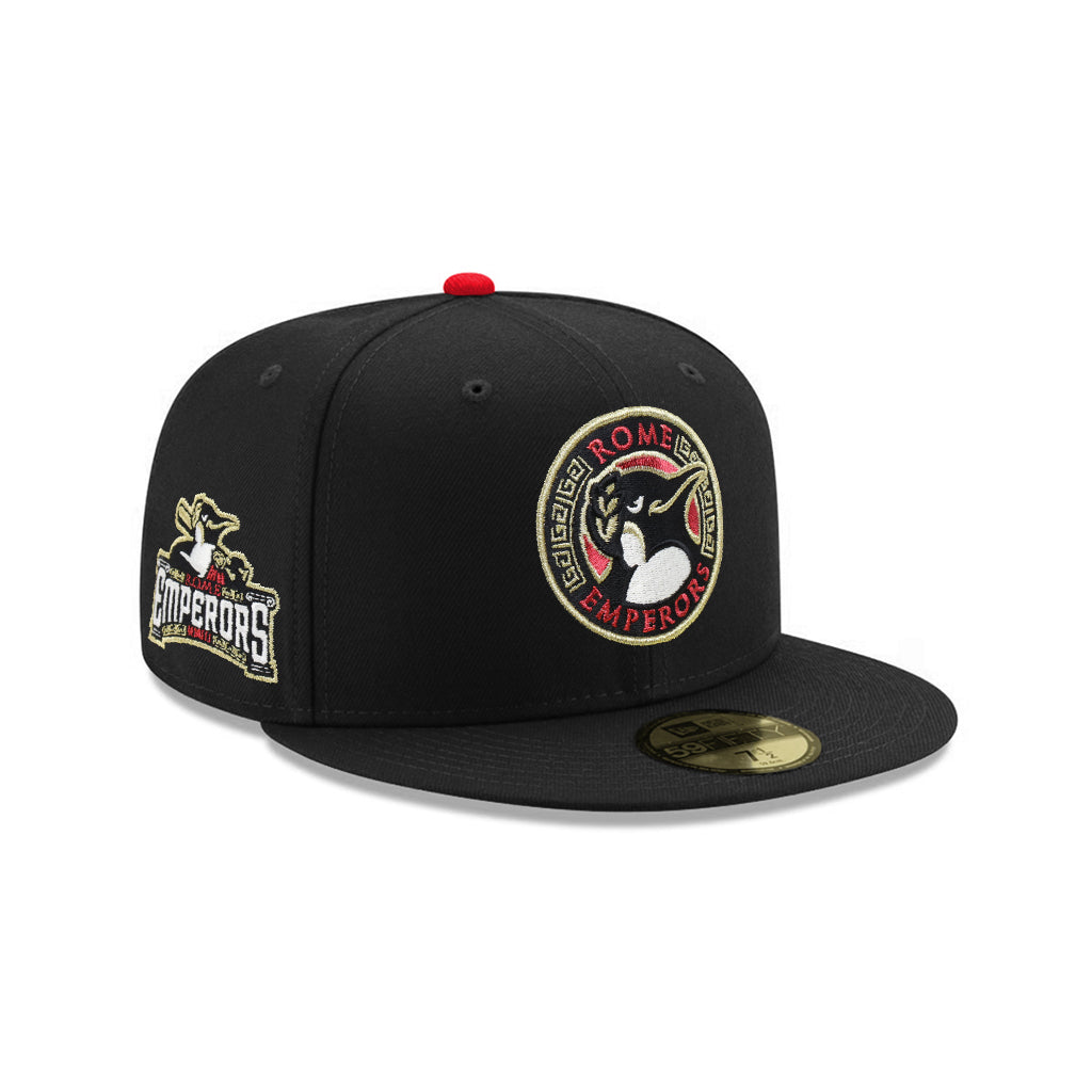 Rome Emperors Black MILB Alternate Logo SP 59Fifty Fitted – CROWN