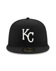 Kansas City Royals Black on White 59Fifty Fitted