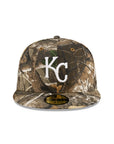 Kansas City Royals Real Tree On White 59Fifty Fitted