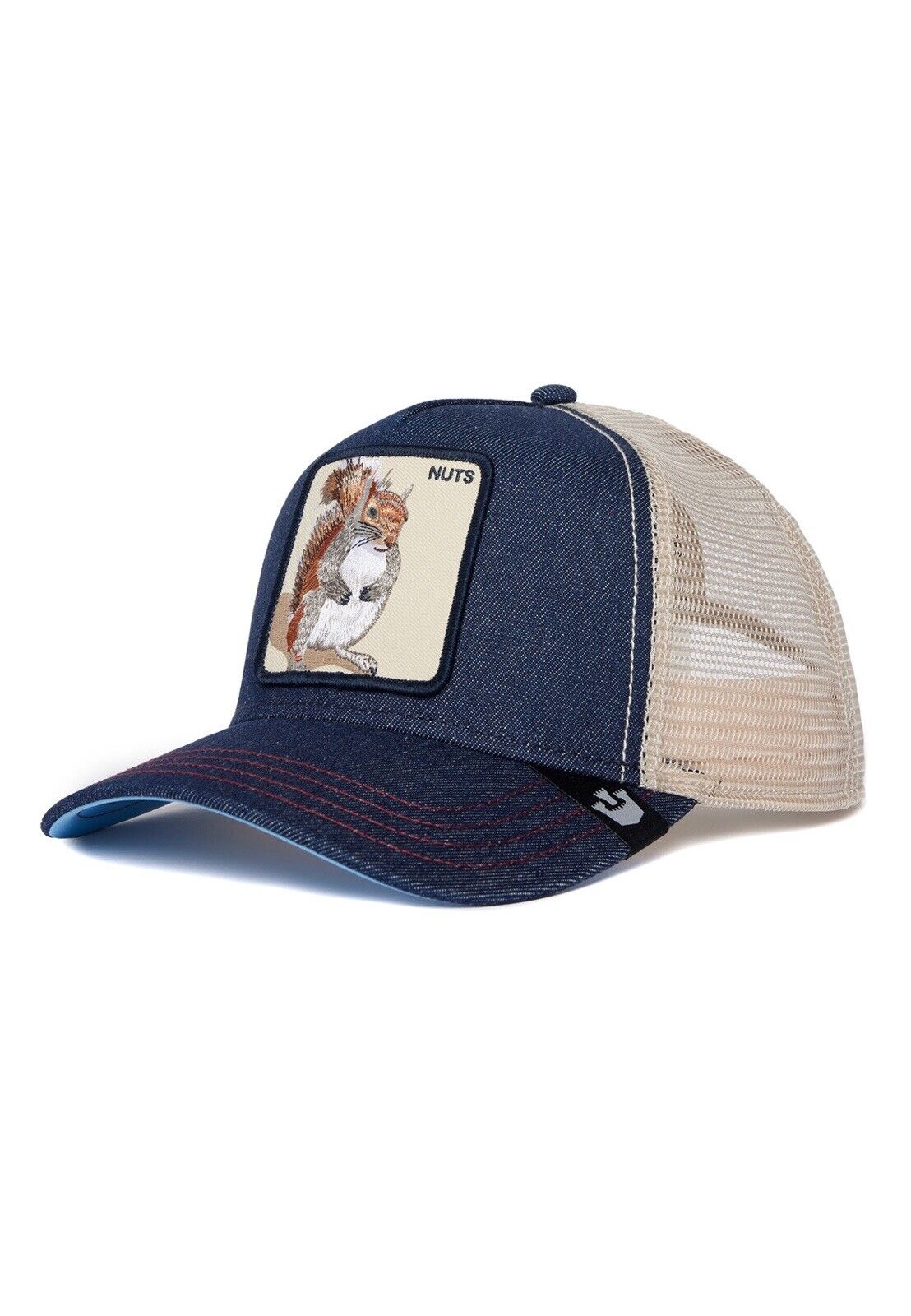 Animal Farm: Squirrel Master Trucker Hat (NUTS) Goorin Bros The Farm Trucker Hat NUTTY SHELLS N ALL SQUIRREL  main image 3