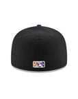 Salt Lake City Bees Black Purple 2 Tone Pacific Coast League SP MiLB 59Fifty Fitted