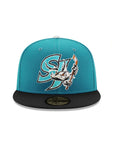 San Jose Barracudas Aqua Black 2 Tone 59Fifty Fitted