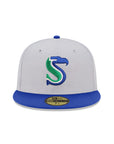 Seattle Seahawks Gray Blue 2 Tone 25th Anniversary SP 59Fifty Fitted