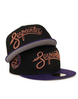 Arizona Diamondbacks Serpientes Black Purple 2 Tone 25th Anniversary SP 59Fifty Fitted